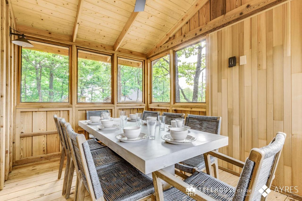 The Blackjack Oak In Treehouse Grove At Norton Creek Gatlinburg Exteriör bild